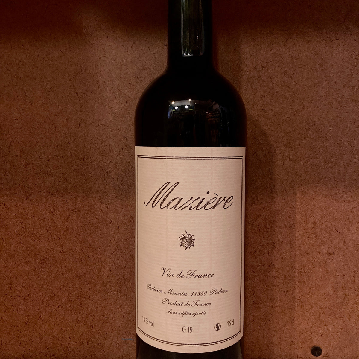 Maziere Grenache 'G'– Vinyl Wine